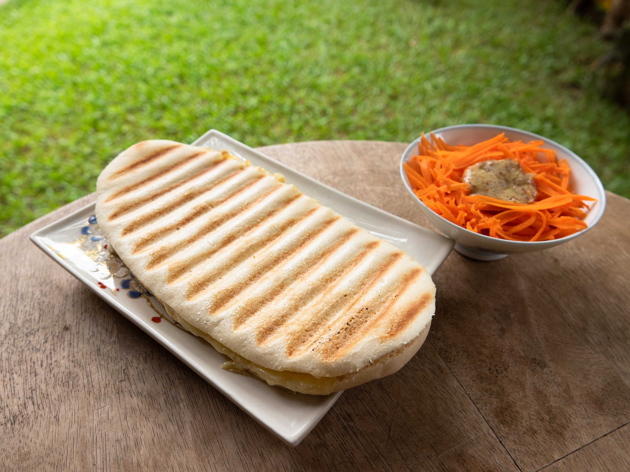 Ham and cheese panini